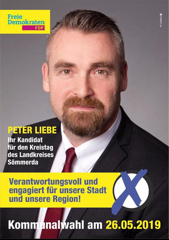 Wahlflyer FDP Peter Liebe - Kommunalwahl am 26.05.2019!