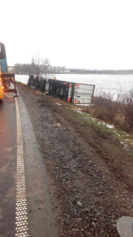 LKW-Unfall B4, Gebesee 26.01.21